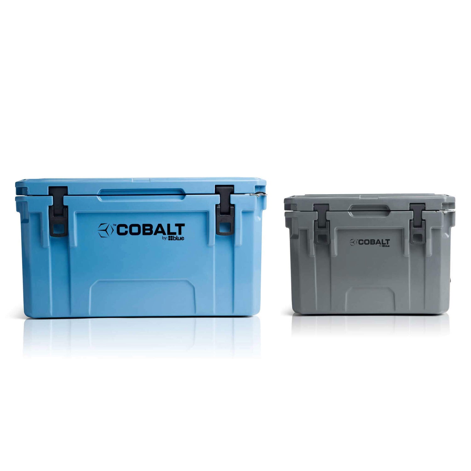 Blue Coolers - Cobalt 55 Bundle - 25Q + 55Q Cooler Bundle - Blue and Gray
