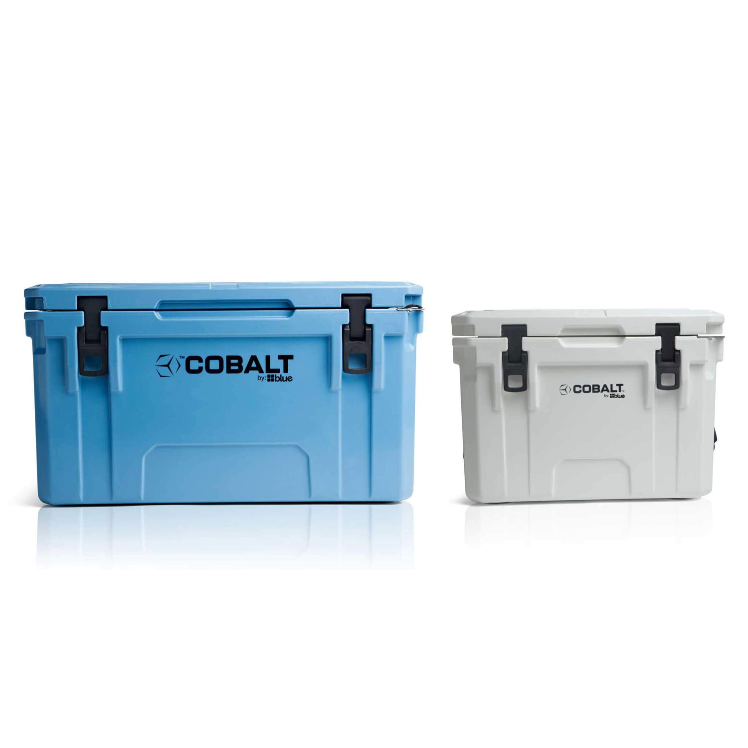 Blue Coolers - Cobalt 55 Bundle - 25Q + 55Q Cooler Bundle - Blue and White