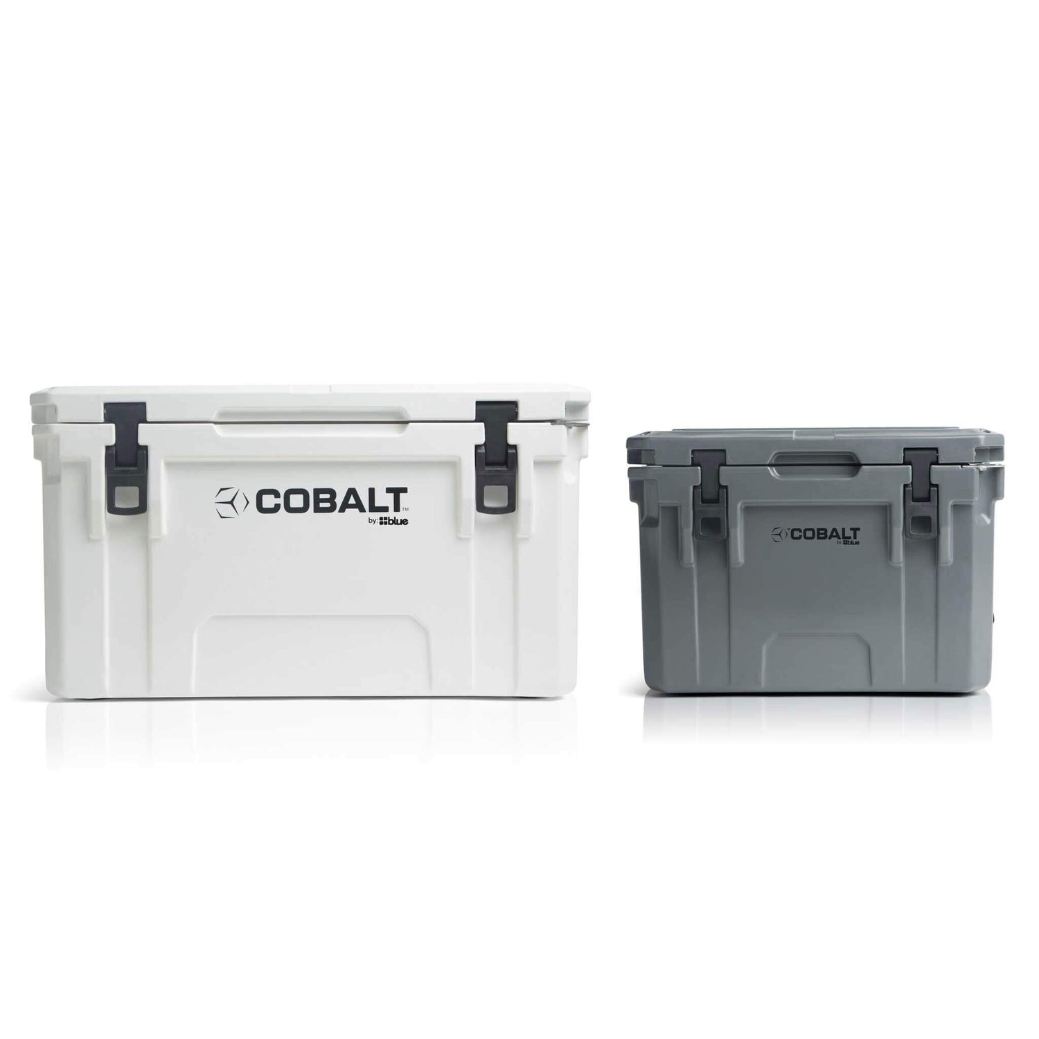 Blue Coolers - Cobalt 55 Bundle - 25Q + 55Q Cooler Bundle - White and Gray
