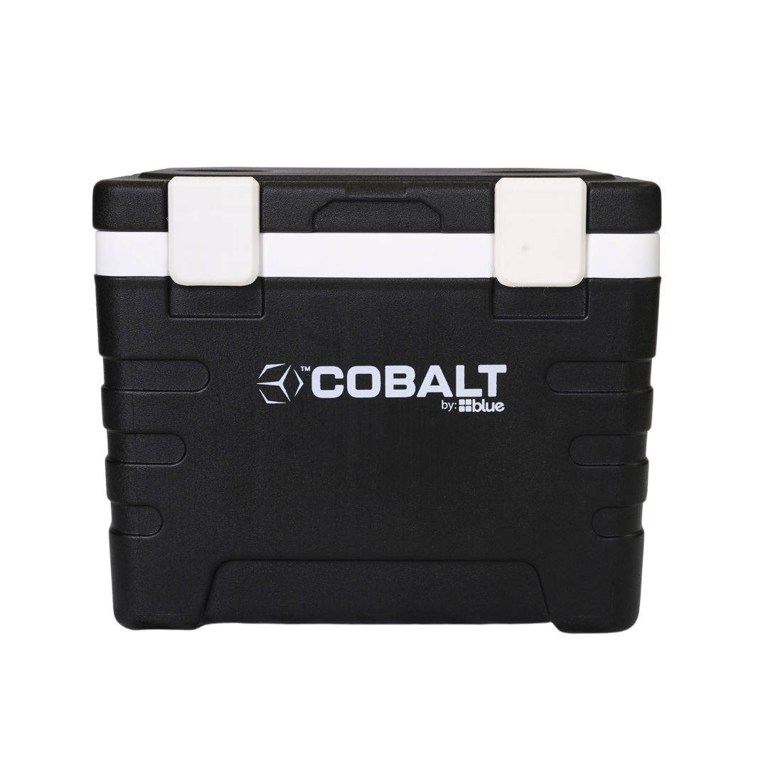 Blue Coolers - Cobalt 37 Quart Weekender Cooler- Black - Front View