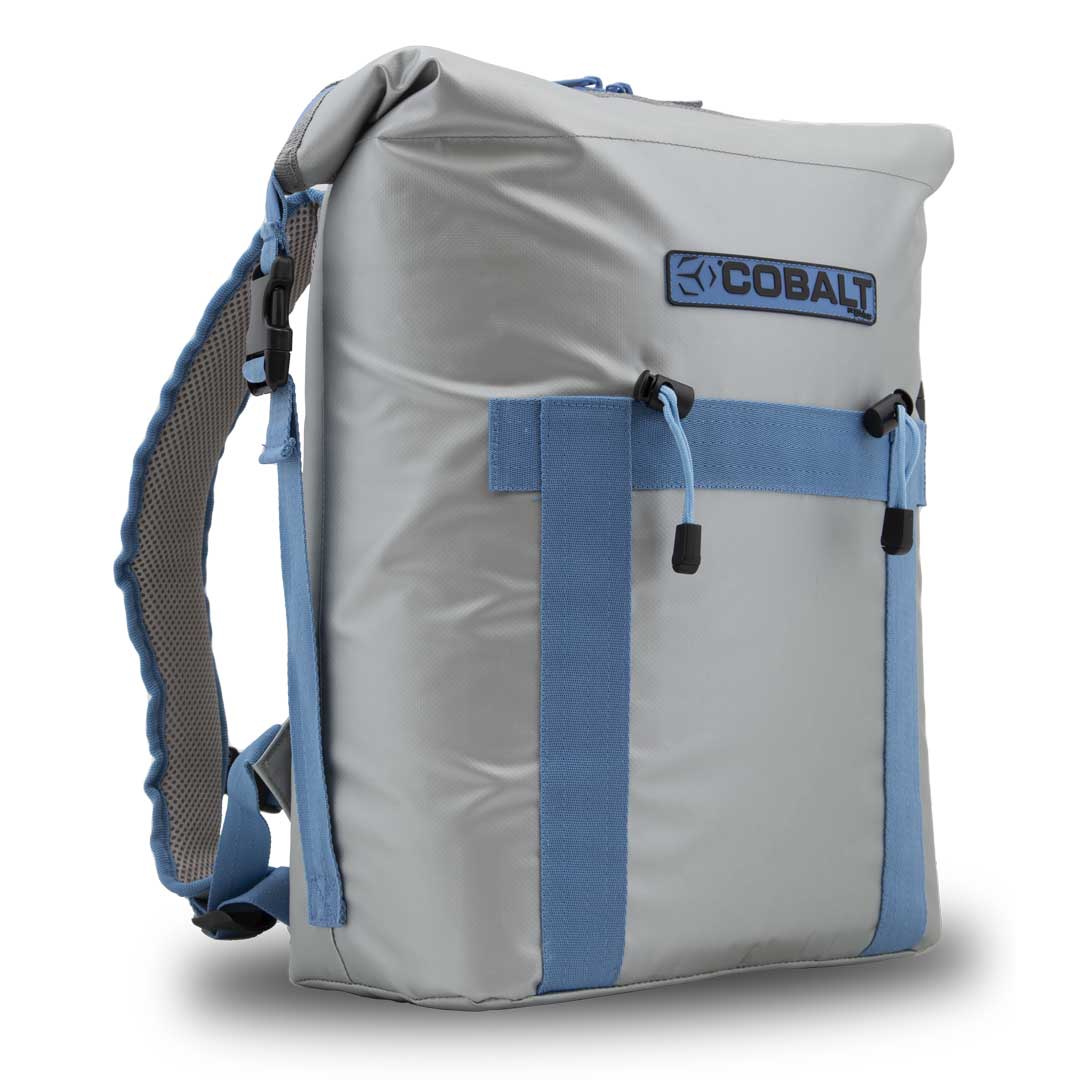 Blue Coolers - Cobalt Soft Sided Cooler Backpack - Angled Front View