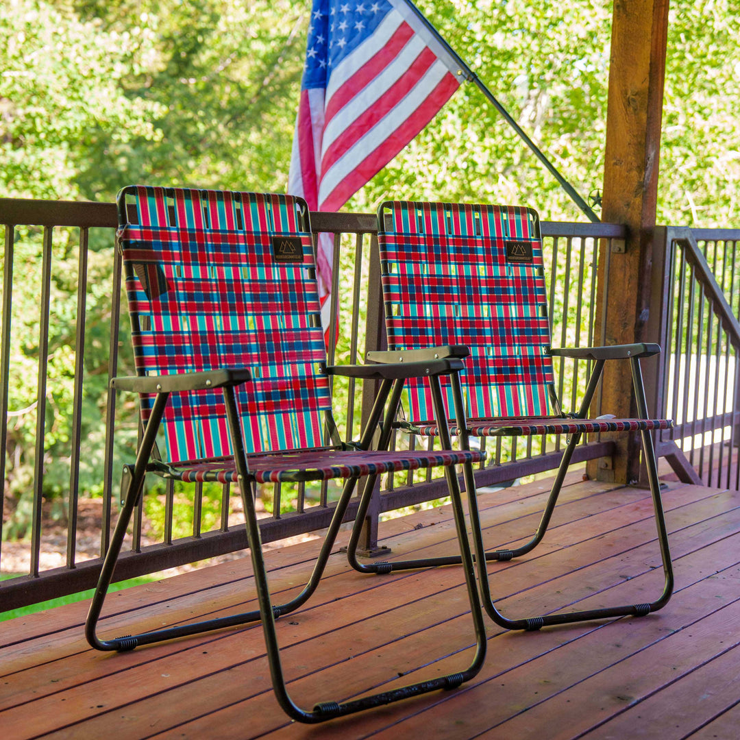Scratch & Dent Promo - Retro Camp Chair - Retro Red