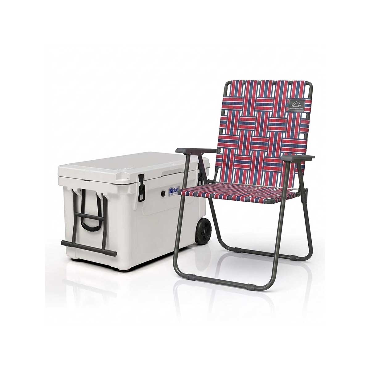 The Sit & Chill Combo - Retro Chair + 110 Qt Wheeled Cooler - Promo