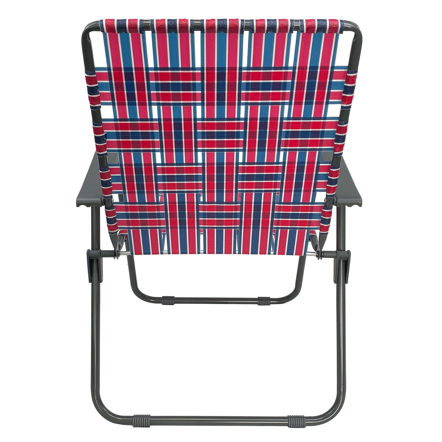 Retro Camp Chair - Red/Blue - Promo