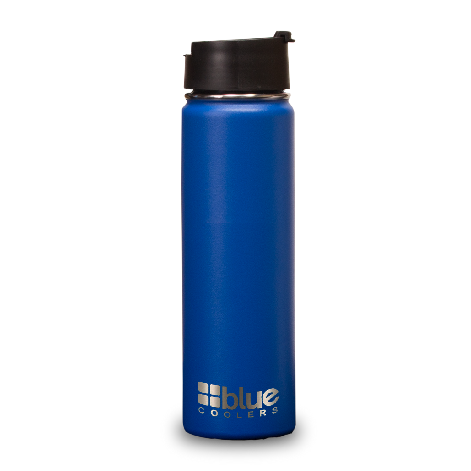 Blue Coolers - Drinkware - 20 oz. Steel Double-wall Vacuum Insulated Flask (Snap Top Lid) - Blue