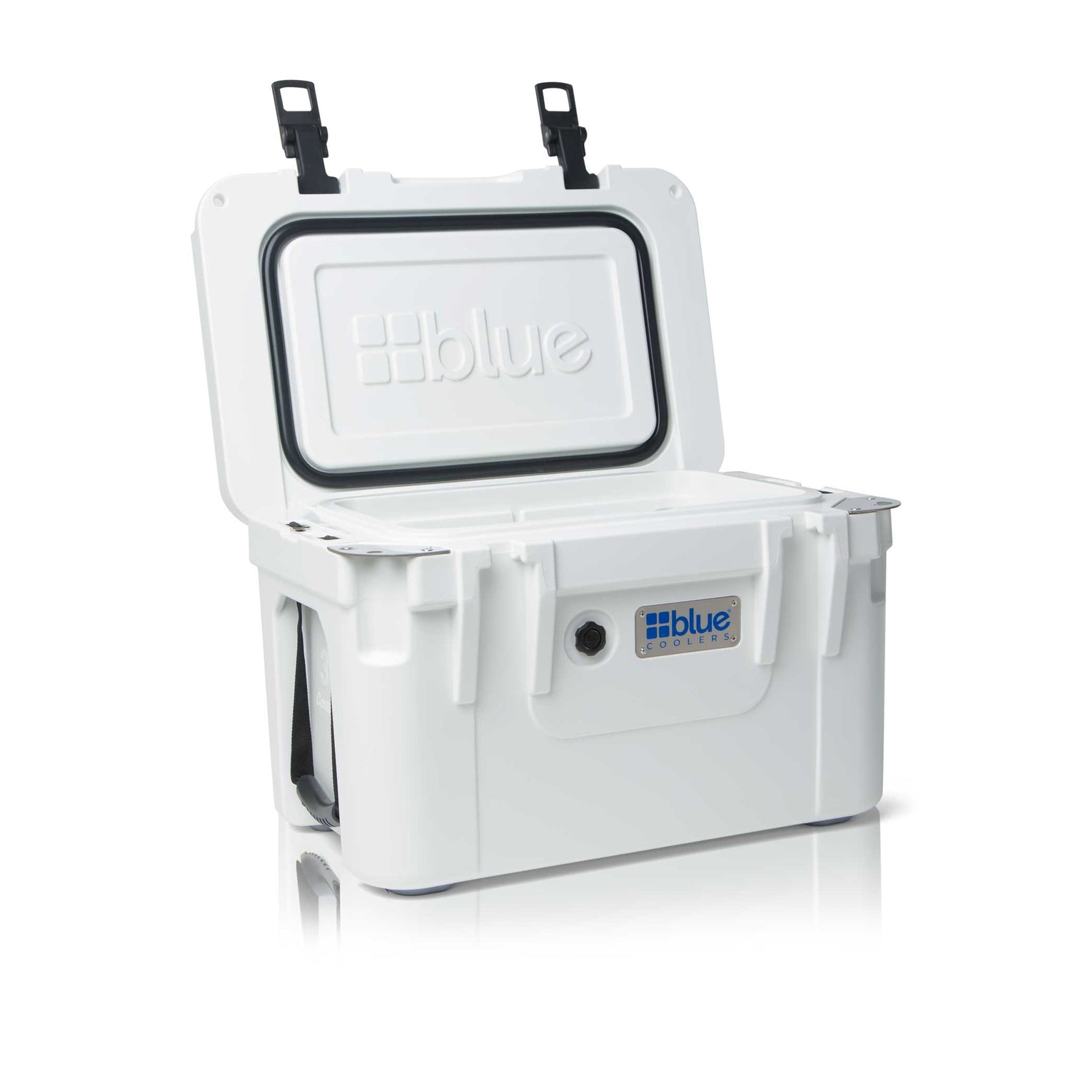 30 Quart Companion Series Roto-Molded Cooler - Arctic White - Open Lid