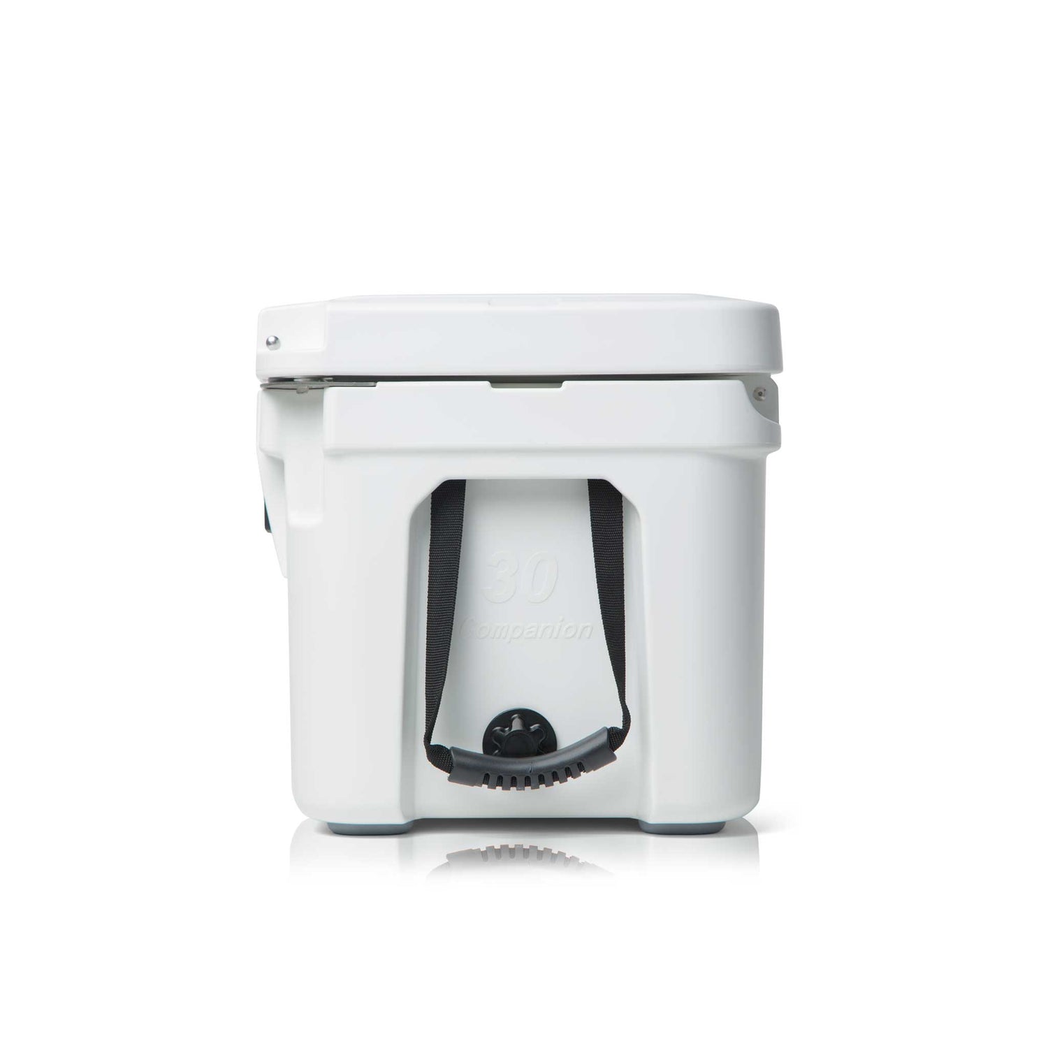 30 Quart Companion Series Roto-Molded Cooler - Arctic White - Side View