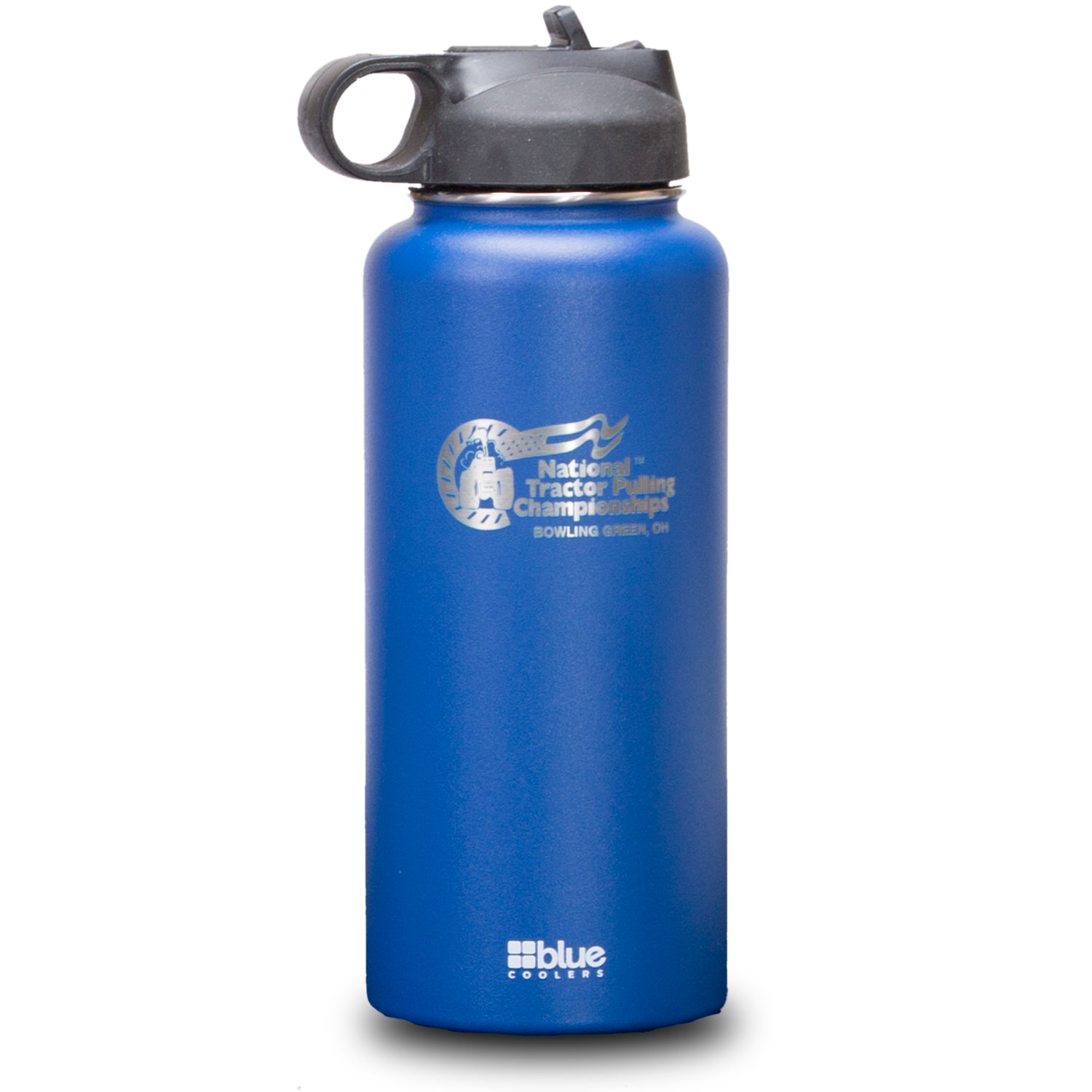 Blue Coolers - NTPC Customized - 32 oz. Steel Double-wall Vacuum Insulated Flask (Flip Top Lid) - Blue