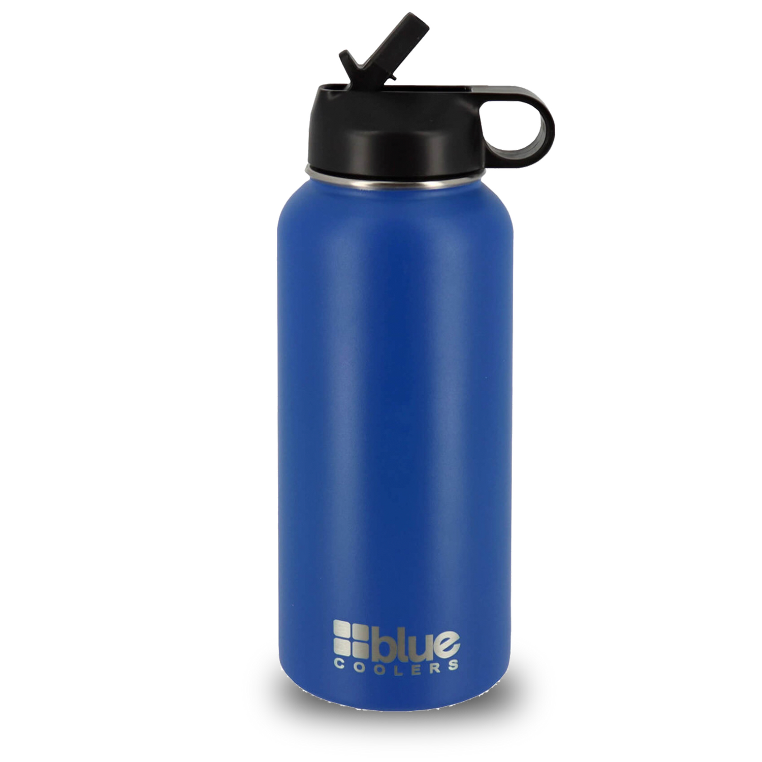 Blue Coolers - Drinkware - 32 oz. Steel Double-wall Vacuum Insulated Flask (Flip Top Lid) - Blue