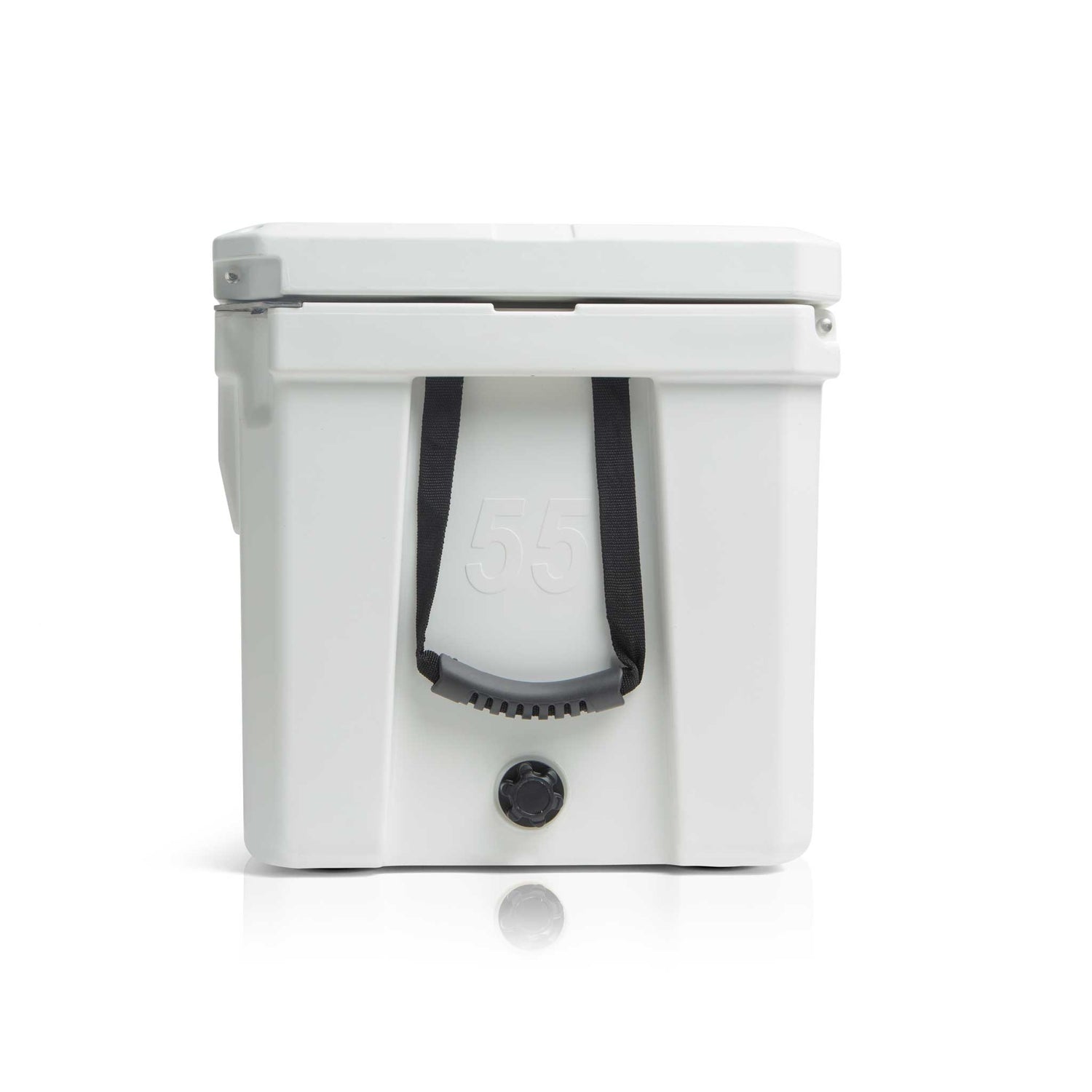 Blue Coolers - Cobalt 55 Quart Roto-Molded Super Cooler - White Side View