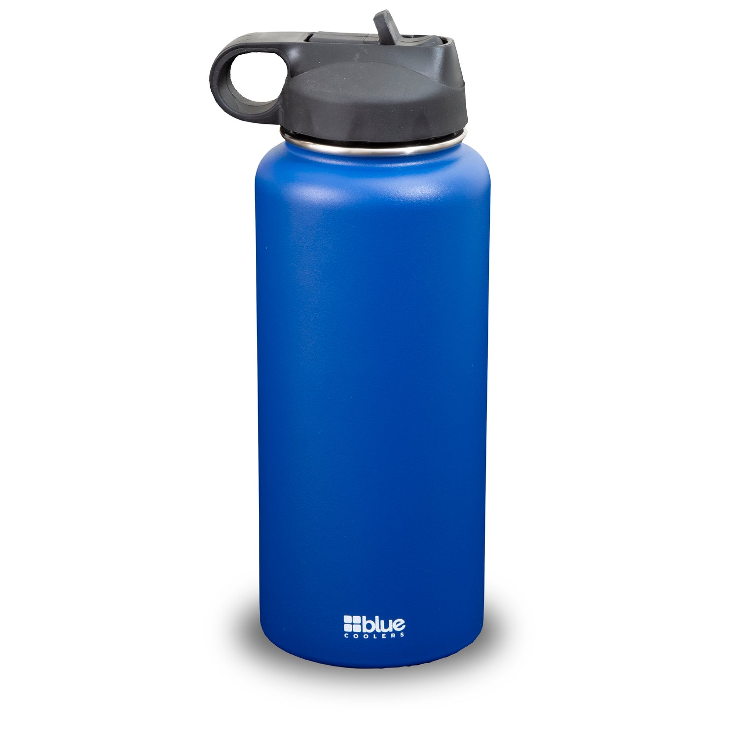 Blue Coolers - NTPC Customized - 32 oz. Steel Double-wall Vacuum Insulated Flask (Flip Top Lid) - Blue - No Logo