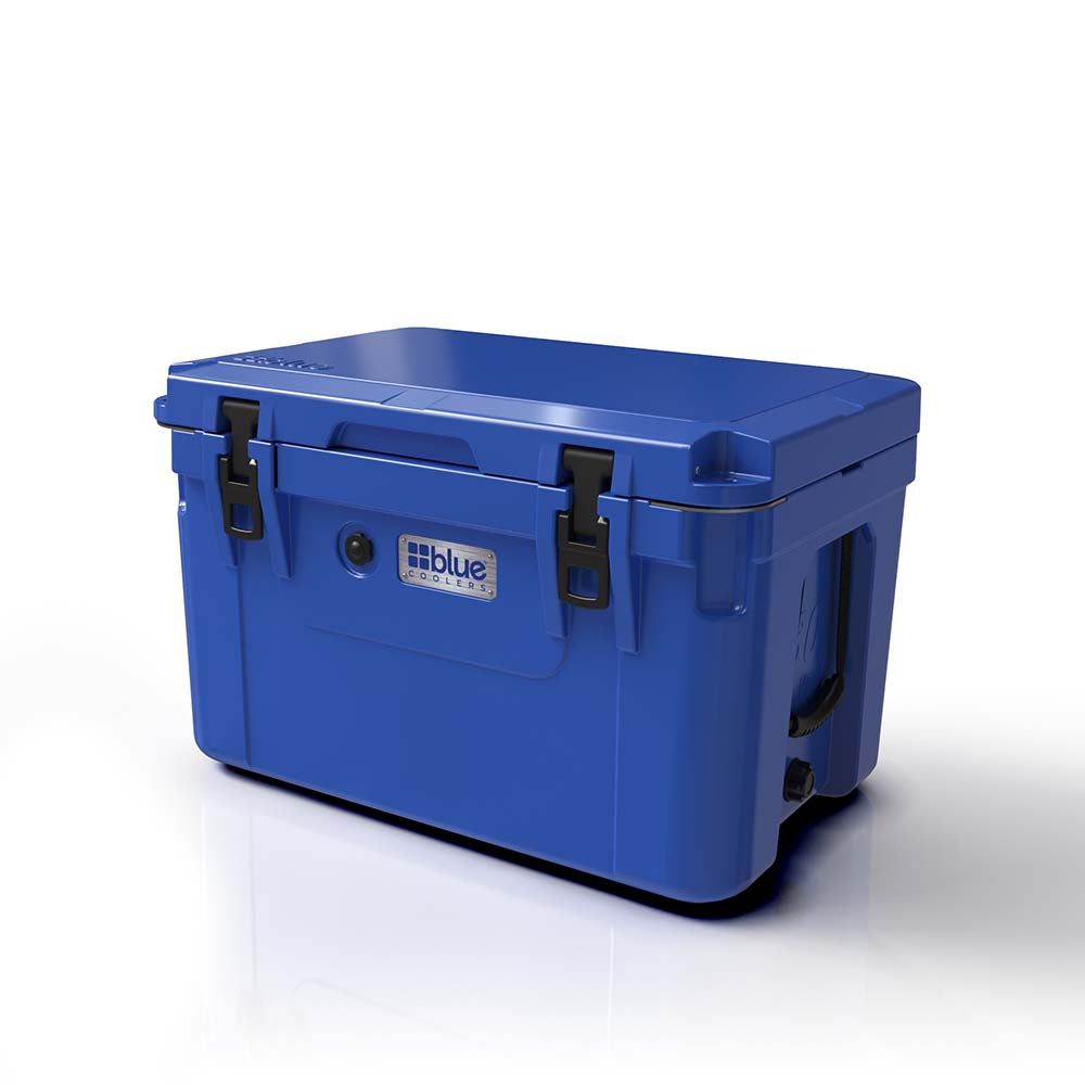 Scratch & Dent Promo - 60 Quart Ice Vault Roto-Molded Cooler - Trademark Blue