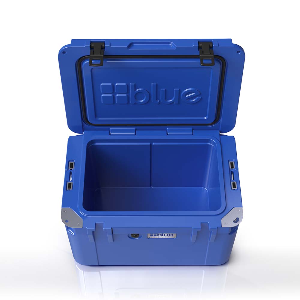 Scratch & Dent Promo - 60 Quart Ice Vault Roto-Molded Cooler - Trademark Blue