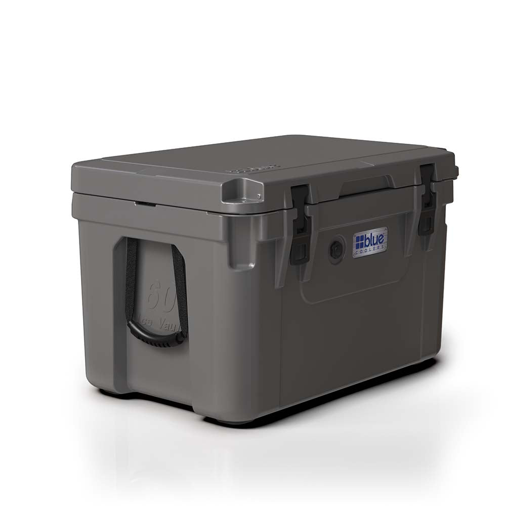 60 Quart Ice Vault Roto-Molded Cooler – Blue Coolers
