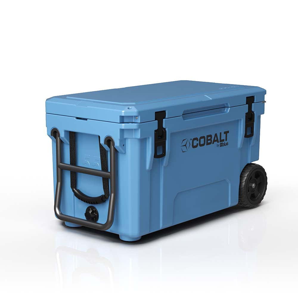 Cobalt 55 Quart with Wheels Roto-Molded Super Cooler – Blue Coolers