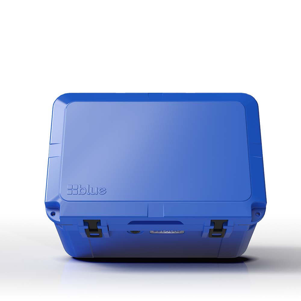 Scratch & Dent Promo - 60 Quart Ice Vault Roto-Molded Cooler - Trademark Blue