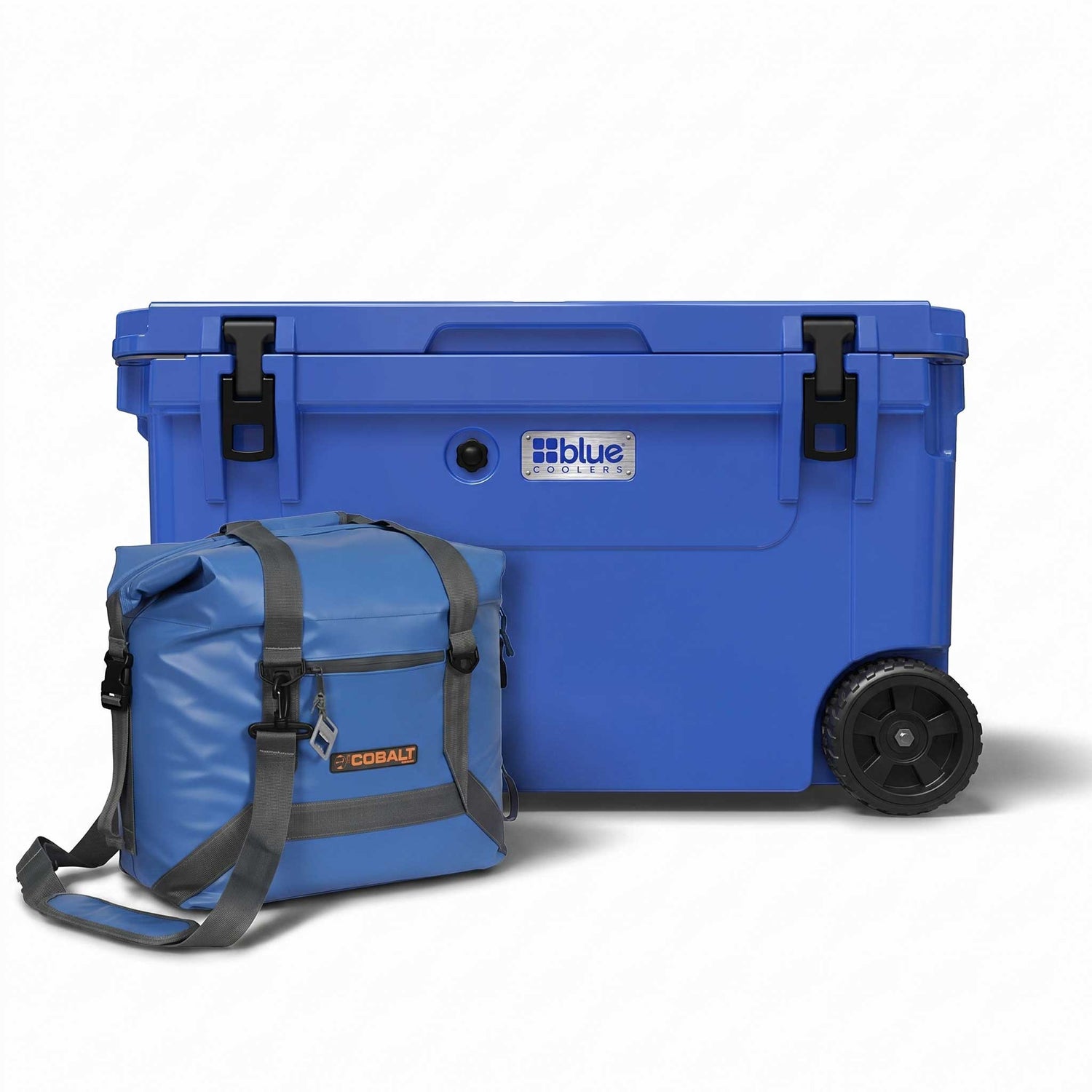 110 Quart Roto Molded Cooler with Wheels + Free Soft Sided Tote Cooler - Promo