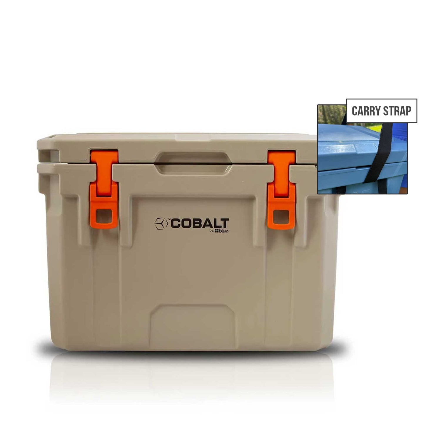 Bundle: 25 Quart Roto-Molded Super Cooler + Heavy-Duty Shoulder Carry Strap - Promo