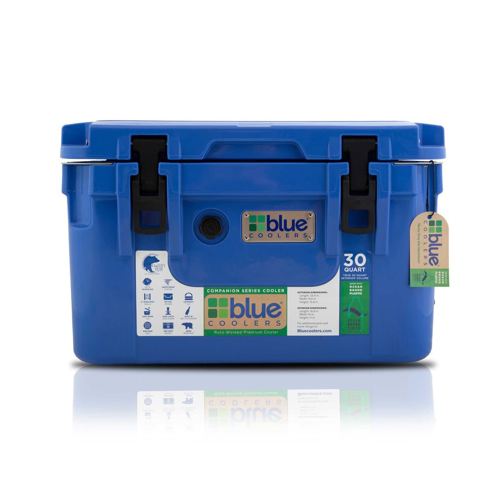 Ocean Bound Reclaimed Plastics 30 Quart Roto-Molded Cooler