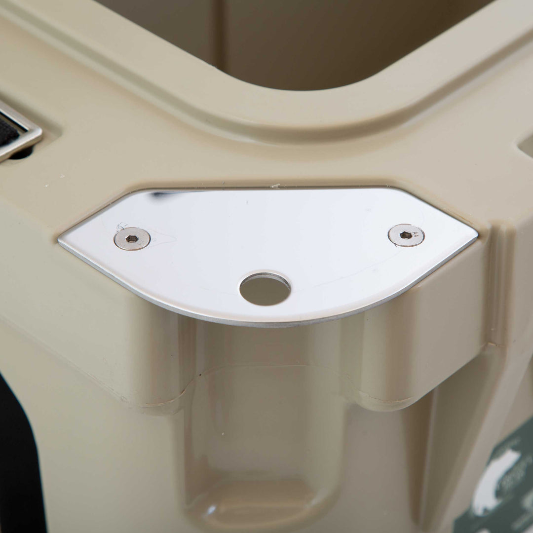 Scratch & Dent Promo - Ocean Bound Reclaimed Plastics 30 Quart Roto-Molded Cooler - Tan