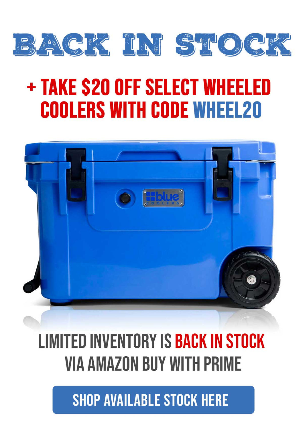 Blue Coolers - Roto-molded coolers