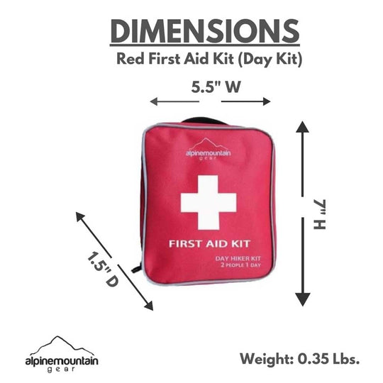 First Aid Kit - Compact Emergency Medical Kit with Bandages, Gauze, an ...