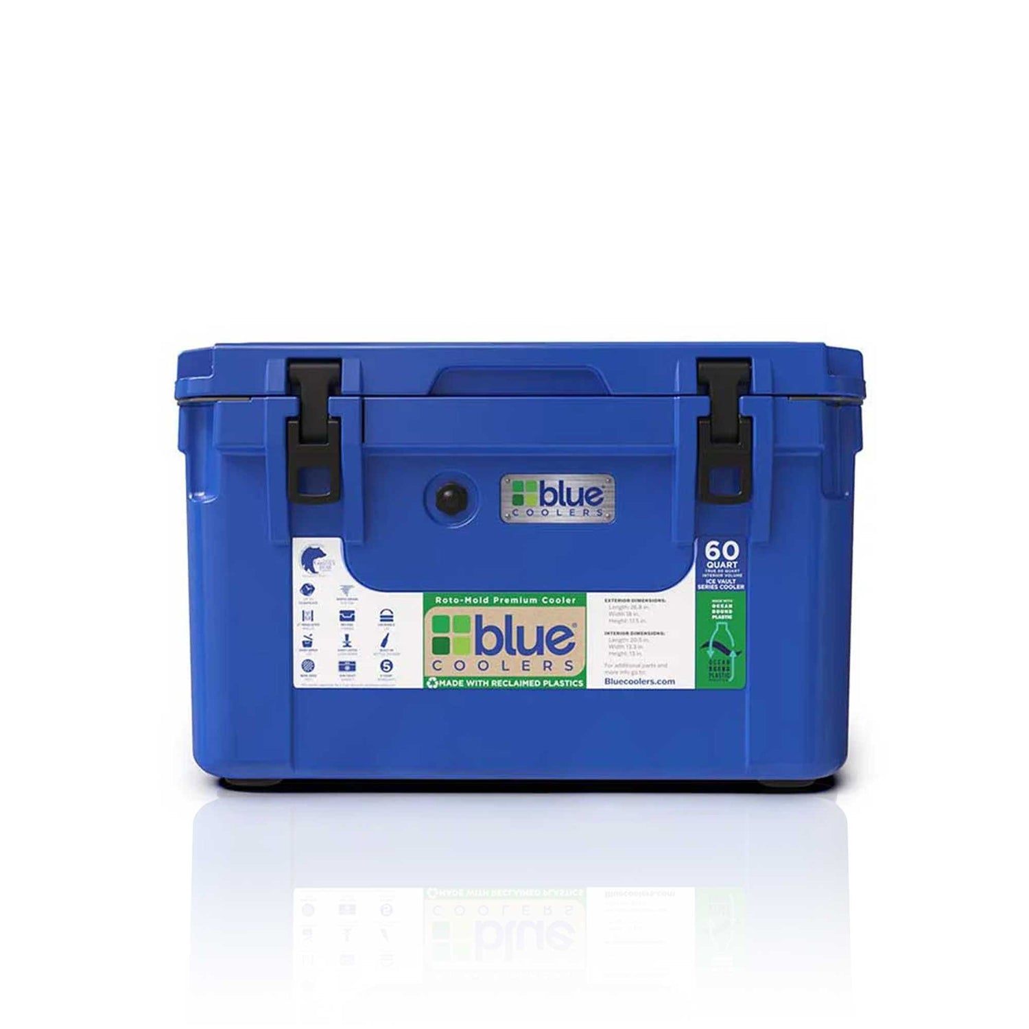 Ocean Bound Reclaimed Plastics 60 Quart Roto-Molded Cooler