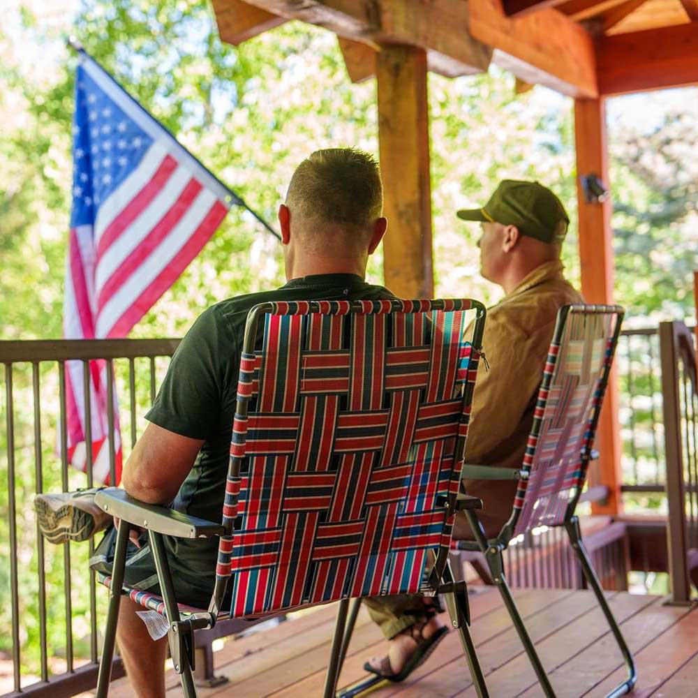 Scratch & Dent Promo - Retro Camp Chair - Retro Red