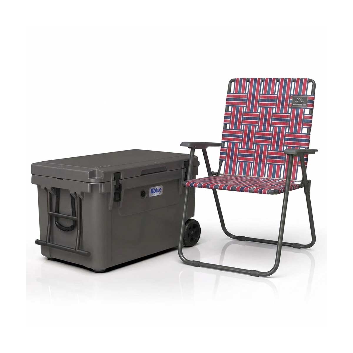 The Sit & Chill Combo - Retro Chair + 110 Qt Wheeled Cooler - Promo