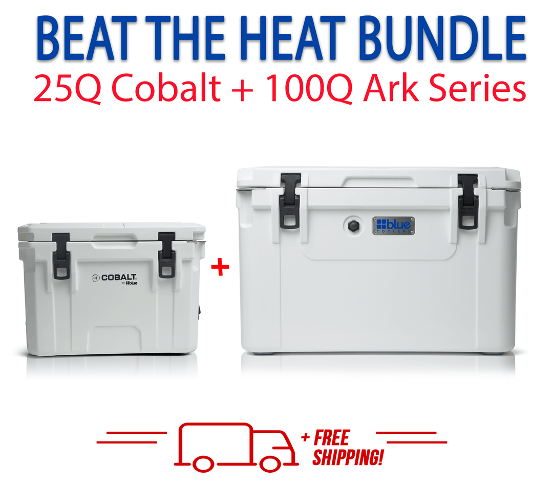 Blue Coolers 3.0 - Beat the Heat Bundle - 100Q + 25Q Cobalt - Promo