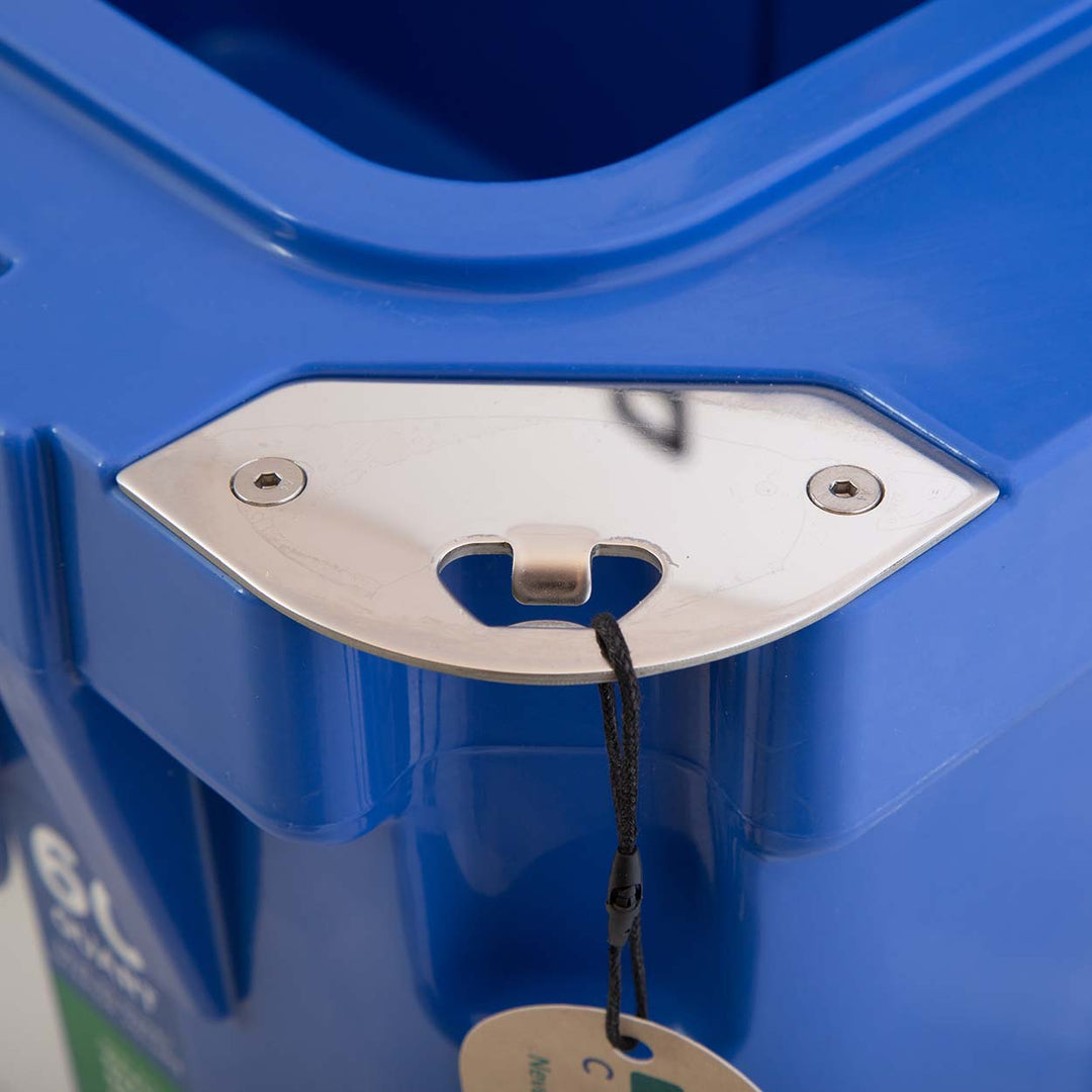 Scratch & Dent Promo - Ocean Bound Reclaimed Plastics 60 Quart Roto-Molded Cooler - Trademark Blue