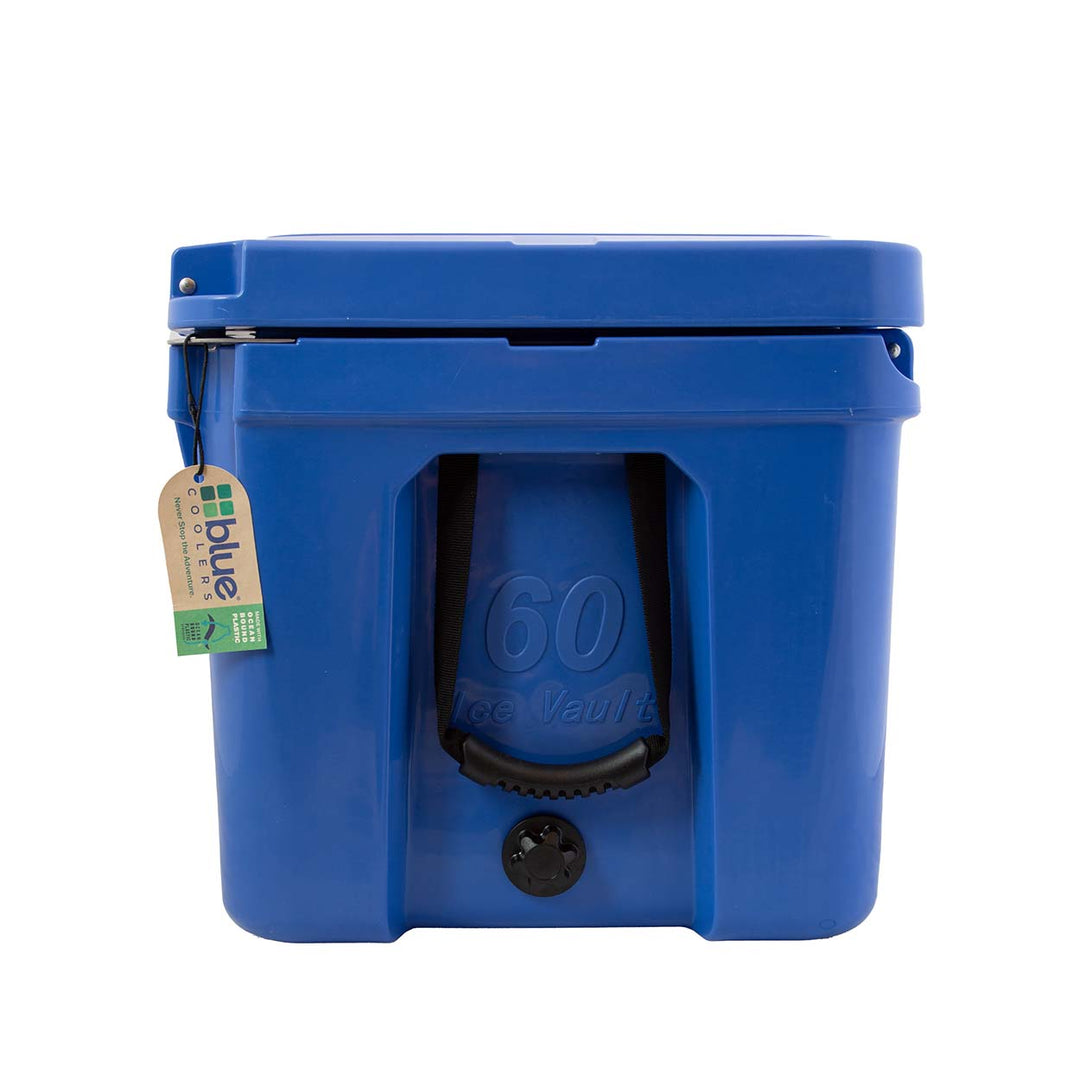 Scratch & Dent Promo - Ocean Bound Reclaimed Plastics 60 Quart Roto-Molded Cooler - Trademark Blue