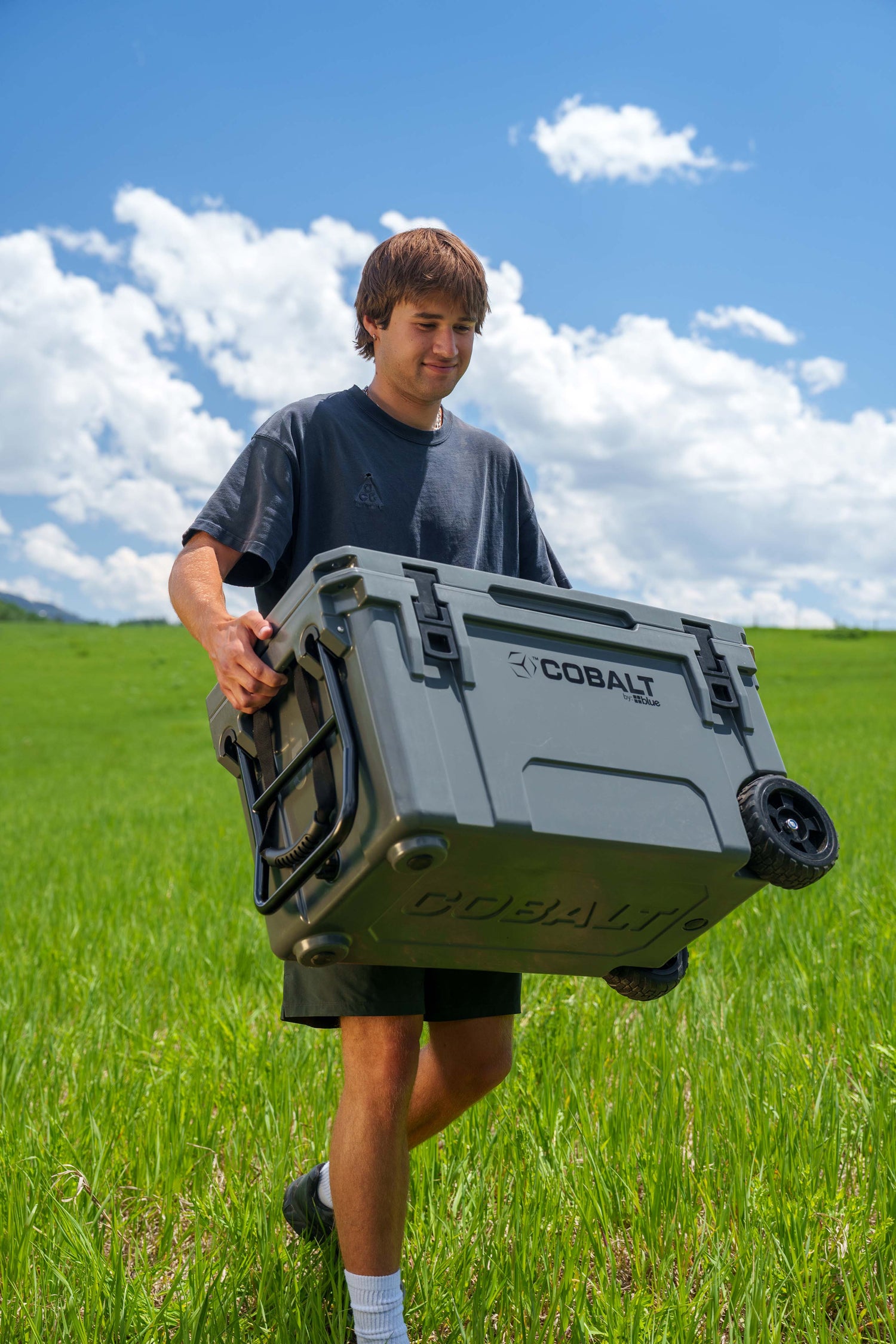 Cobalt 55 Quart with Wheels Roto-Molded Super Cooler