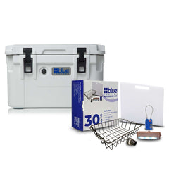 Blue Coolers - 30 Quart Companion Cooler Starter Bundle - Accessories - Arctic White Color