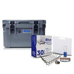 Blue Coolers - 30 Quart Companion Cooler Starter Bundle - Accessories - Charcoal Gray Color