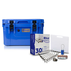 Blue Coolers - 30 Quart Companion Cooler Starter Bundle - Accessories - Trademark Blue Color