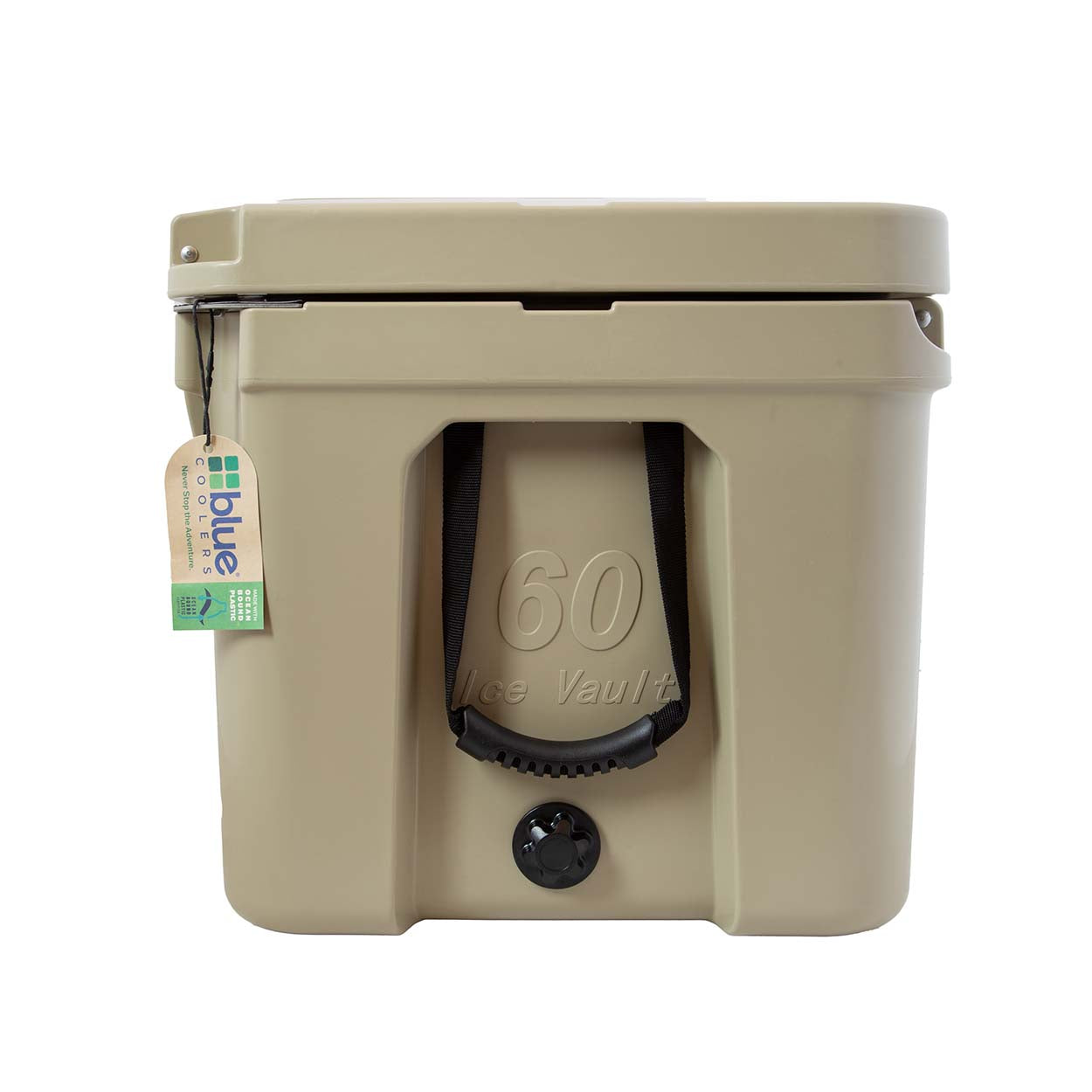 Ocean Bound Reclaimed Plastics 60 Quart Roto-Molded Cooler