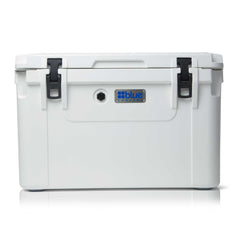 Blue Coolers - 100 Quart Ark Series Roto-Molded Cooler - Arctic White Color - Front View