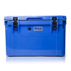 Blue Coolers - 100 Quart Ark Series Roto-Molded Cooler - Trademark Blue Color - Front View