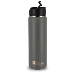 Blue Coolers - Drinkware - 20 oz. Steel Double-wall Vacuum Insulated Flask (Snap Top Lid) - Gray
