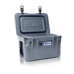 30 Quart Companion Series Roto-Molded Cooler - Charcoal Gray - Open Lid