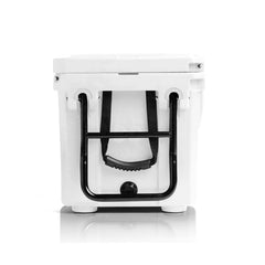 Blue Coolers - Cobalt 55 Quart with Wheels Roto-Molded Super Cooler - White Side View