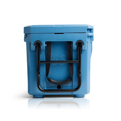 Blue Coolers - Cobalt 55 Quart with Wheels Roto-Molded Super Cooler - Blue Side View