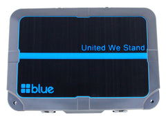 Blue Coolers- Custom Fit Marine Grade Topper Accessory for 100 Quart Coolers - Black and Blue