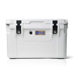 Blue Coolers - 60 Quart Ice Vault Roto-Molded Cooler - Arctic White - Front View