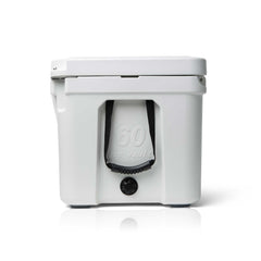 Blue Coolers - 60 Quart Ice Vault Roto-Molded Cooler - Arctic White - Side View