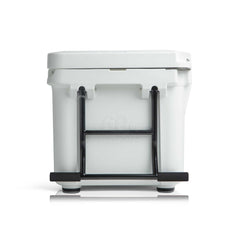 Blue Coolers - 60 Quart Ice Vault Roto-Molded Cooler with Wheels - Arctic White - Side View