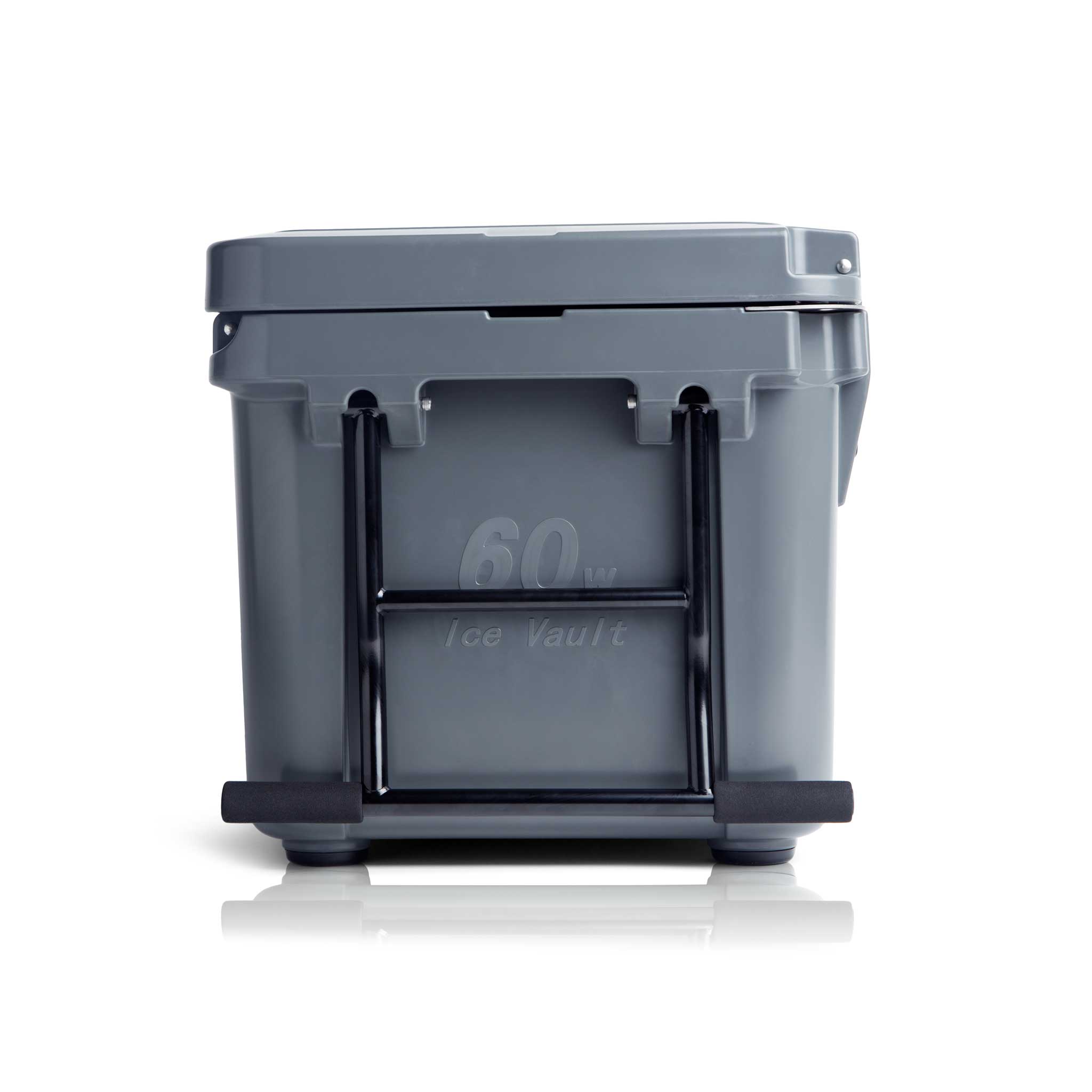 60 Quart Ice Vault Roto-Molded Cooler with Wheels – Blue Coolers