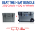 Blue Coolers 3.0 - Beat the Heat Bundle - 60Q Wheels + 25Q Cobalt