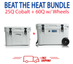Blue Coolers 3.0 - Beat the Heat Bundle - 60Q Wheels + 25Q Cobalt